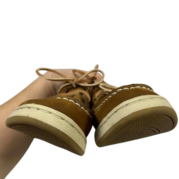Sperry Cup II Boat Shoe Boy's Brown Size 2.5 M Preppy Maritime - Picture 7 of 9